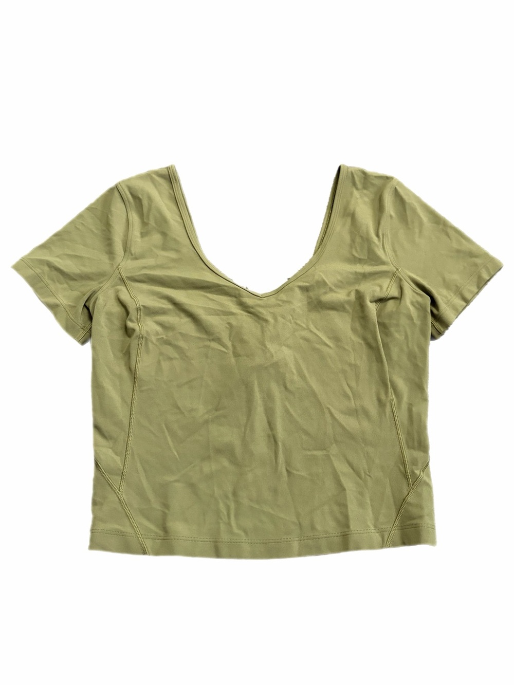 NWOT Lululemon Align T-Shirt (Bronze Green) Size 6